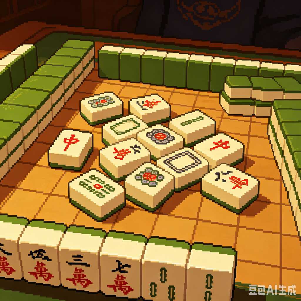 green mahjong tiles