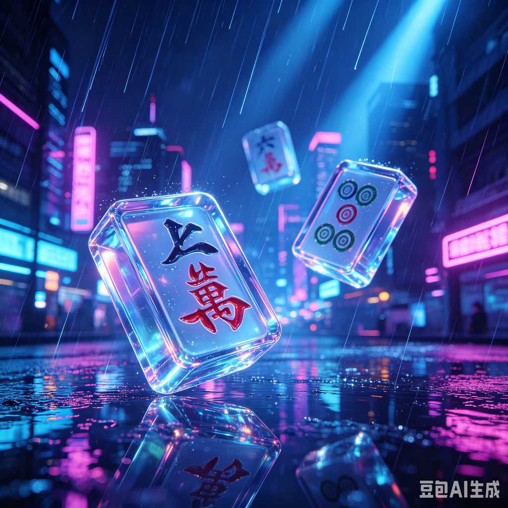 logo engrave mahjong tiles