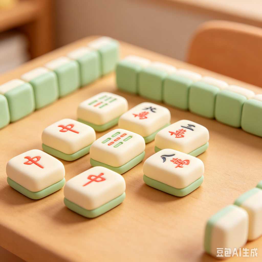 simple style mahjong set