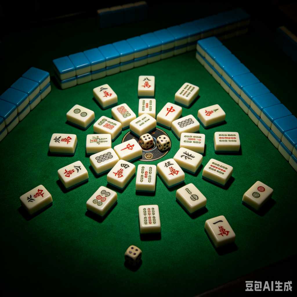 modern oriental mahjong set