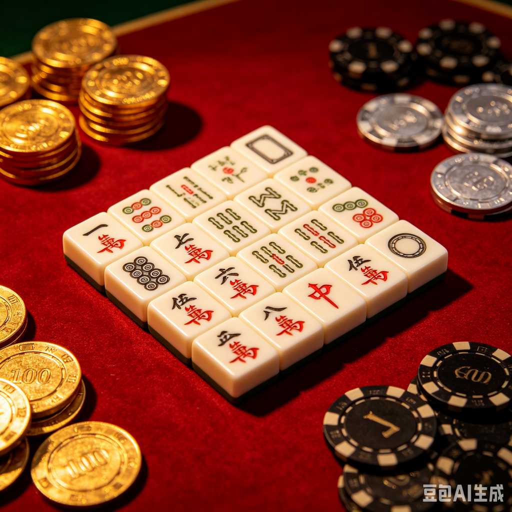indoor leisure game mahjong set