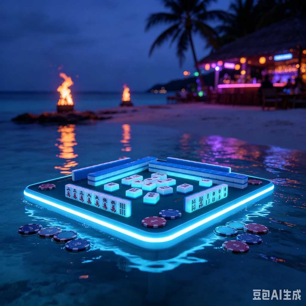 stylish text mahjong set